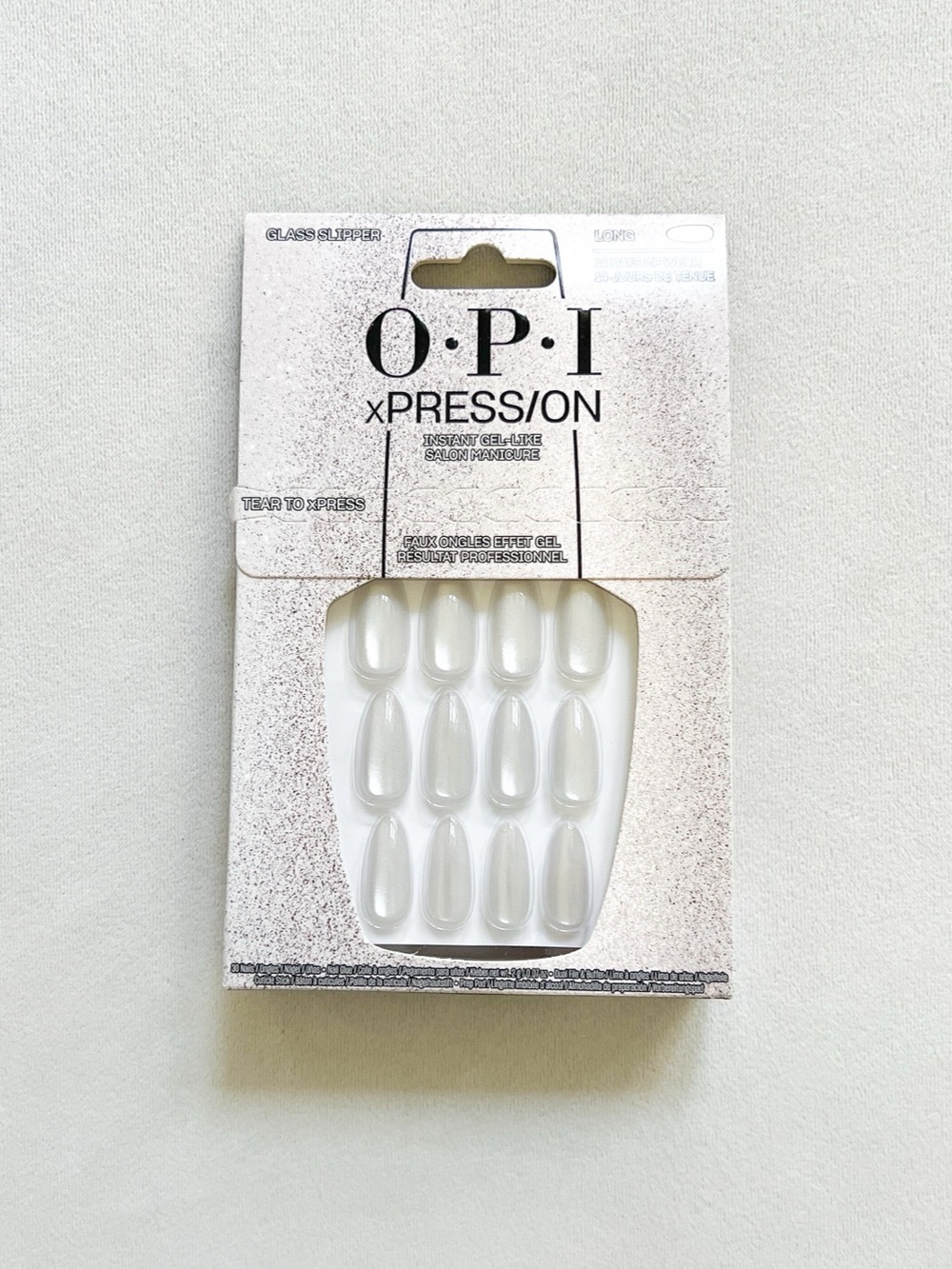 OPI XPRESS/ON Press-On Nails in Glass Slipper
